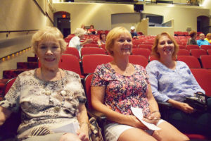 Fran Powell, Laura Spradlin and Cathy Rutherford are ready to learn and impress their men with their new-found knowledge.